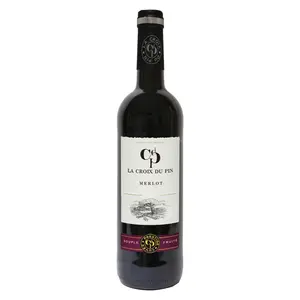 Rượu Vang Đỏ, Merlot Pays d'Oc 2020, Souple Fruité, 13% (75cl) - LA CROIX DU PIN